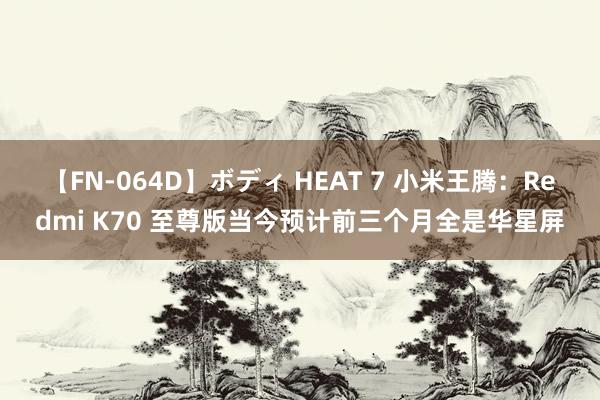 【FN-064D】ボディ HEAT 7 小米王腾：Redmi K70 至尊版当今预计前三个月全是华星屏