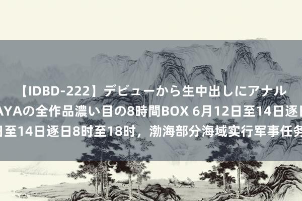 【IDBD-222】デビューから生中出しにアナルまで！最強の芸能人AYAの全作品濃い目の8時間BOX 6月12日至14日逐日8时至18时，渤海部分海域实行军事任务，阻隔驶入