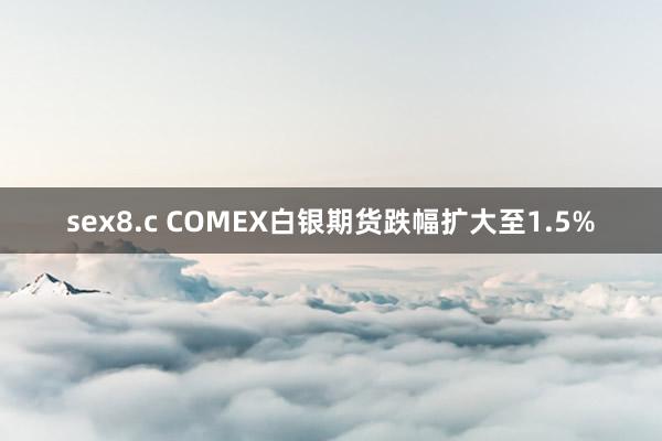 sex8.c COMEX白银期货跌幅扩大至1.5%