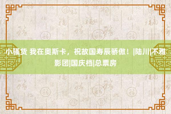 小骚货 我在奥斯卡，祝故国寿辰骄傲！|陆川|不雅影团|国庆档|总票房